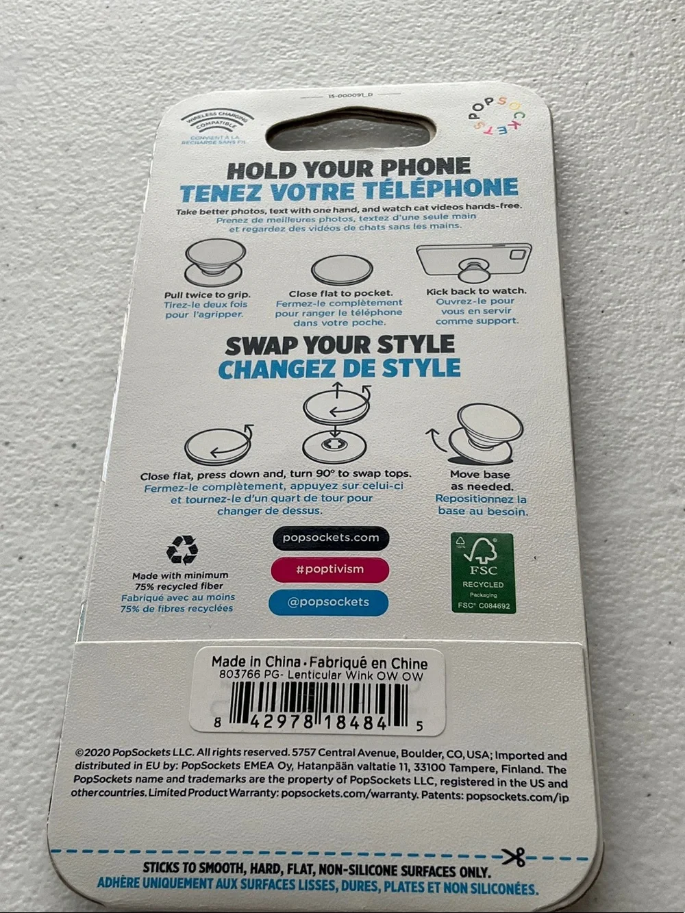 PopSocket PopGrip Phone Grip - Blue Eye Motif